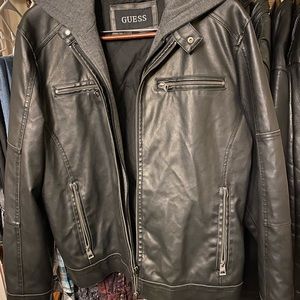 Guess Leather Jacket NWT